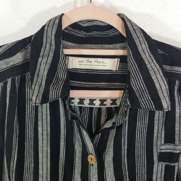 We the Free People summer breeze striped popoever tunic - Picture 6 of 11